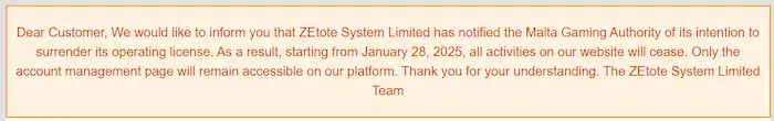 ZEbet Casino support