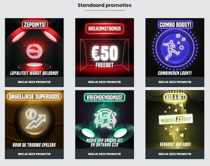 ZeBet Casino Netherlands Spelletjes